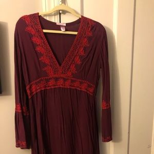 Calypso dress red large